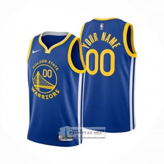 Camiseta Golden State Warriors Personalizada Icon 2024-25 Azul