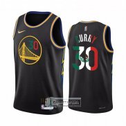 Camiseta Golden State Warriors Stephen Curry NO 30 2022 Slam Dunk Special Mexico Edition Negro