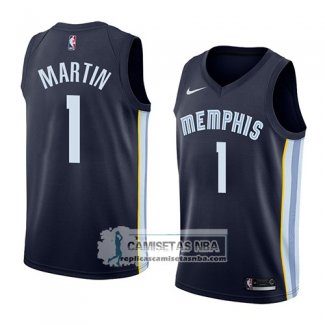 Camiseta Grizzlies Jarell Martin Icon 2018 Azul