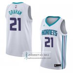 Camiseta Hornets Treveon Graham Association 2018 Blanco