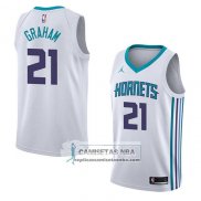 Camiseta Hornets Treveon Graham Association 2018 Blanco