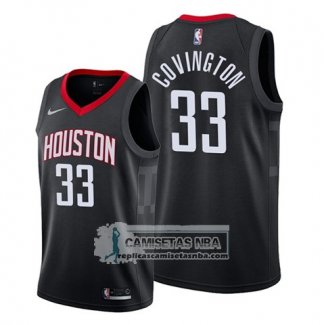 Camiseta Houston Rockets Robert Covington Statement 2019-20 Negro
