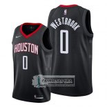 Camiseta Houston Rockets Russell Westbrook Statement 2019 Negro