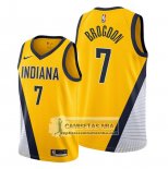 Camiseta Indiana Pacers Malcolm Brogdon Statement Edition Amarillo