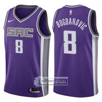 Camiseta Kings Bogdan Bogdanovic Icon 2017-18 Violeta