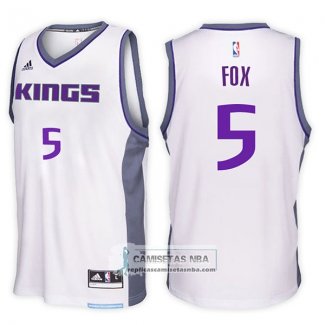 Camiseta Kings De'aaron Fox Home 2017-18 Blanco