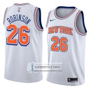 Camiseta Knicks Mitchell Robinson Statement 2018 Blanco