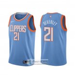 Camiseta Los Angeles Clippers Patrick Beverley Ciudad Azul