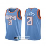 Camiseta Los Angeles Clippers Patrick Beverley Ciudad Azul