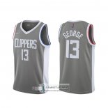 Camiseta Los Angeles Clippers Paul George Earned 2020-21 Gris