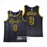 Camiseta Los Angeles Lakers Kobe Bryant NO 8 Crenshaw Black Mamba Negro