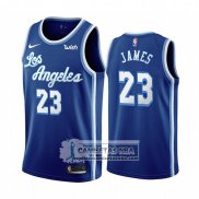 Camiseta Los Angeles Lakers Lebron James Classic 2019-20 Azul