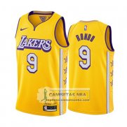 Camiseta Los Angeles Lakers Rajon Rondo Ciudad Edition Amarillo