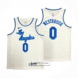 Camiseta Los Angeles Lakers Russell Westbrook NO 0 Classic 2019-20 Blanco