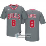 Camiseta Manga Corta Bulls Robin Lopez Gris