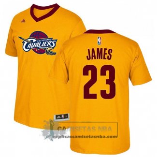 Camiseta Manga Corta Cavaliers James Amarillo