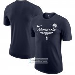 Camiseta Manga Corta Minnesota Timberwolves Negro