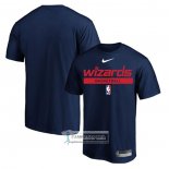 Camiseta Manga Corta Washington Wizards Practice Performance 2022-23 Azul