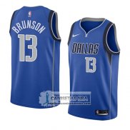 Camiseta Mavericks Jalen Brunson Icon 2018 Azul