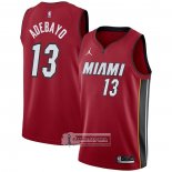 Camiseta Miami Heat Bam Adebayo Statement 2020-21 Rojo