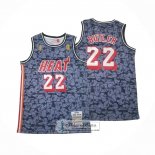 Camiseta Miami Heat Jimmy Butler NO 22 Mitchell & Ness 2019-20 Gris