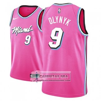 Camiseta Miami Heat Kelly Olynyk Earned 2018-19