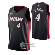 Camiseta Miami Heat Victor Oladipo NO 4 Icon Negro