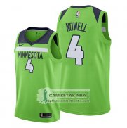 Camiseta Minnesota Timberwolves Jaylen Nowell Statement Verde
