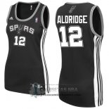 Camiseta Mujer Spurs Aloridge Negro