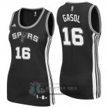 Camiseta Mujer Spurs Gasol Negro