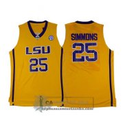 Camiseta NCAA LSU Tigers Simmons Amarillo