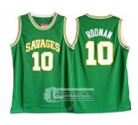 Camiseta NCAA Savages Rodman Verde