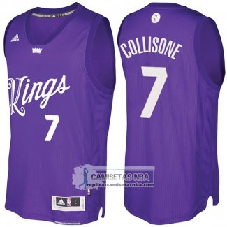 Camiseta Navidad Kings Darren Collison 2016 Purpura