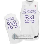 Camiseta Navidad Lakers Bryant 2012 Blanco