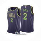 Camiseta New Orleans Pelicans Herbert Jones NO 2 Ciudad 2024-25 Violeta