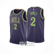 Camiseta New Orleans Pelicans Herbert Jones NO 2 Ciudad 2024-25 Violeta
