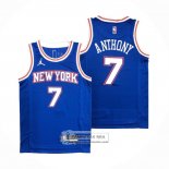 Camiseta New York Knicks Carmelo Anthony NO 7 Statement 2020-21 Azul
