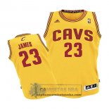 Camiseta Nino Cavaliers James Amarillo