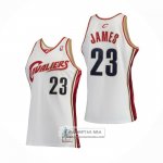 Camiseta Nino Cleveland Cavaliers LeBron James NO 23 Mitchell & Ness 2003-04 Blanco