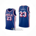 Camiseta Nino Philadelphia 76ers LeBron James NO 23 Icon 2025-26 Azul
