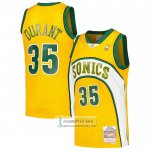 Camiseta Nino Seattle SuperSonics Kevin Durant NO 35 Mitchell & Ness 2007-08 Amarillo