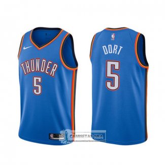 Camiseta Oklahoma City Thunder Luguentz Dort Icon 2020 Azul