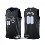 Camiseta Orlando Magic Aaron Gordon Ciudad Negro