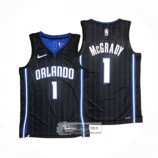 Camiseta Orlando Magic Tracy McGrady NO 1 Icon Negro