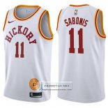 Camiseta Pacers Domantas Sabonis Classic 2017-18 Blanco