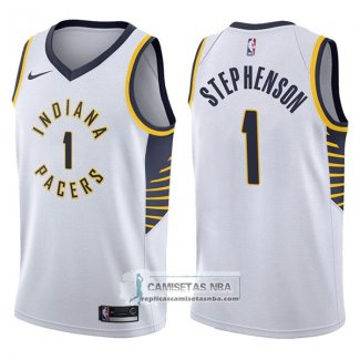 Camiseta Pacers Lance Stephenson Association 2017-18 Blanco