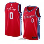 Camiseta Philadelphia 76ers Justin Patton Statement 2018 Rojo