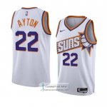 Camiseta Phoenix Suns Deandre Ayton NO 22 Association 2023-24 Blanco