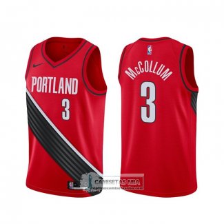 Camiseta Portland Trail Blazers CJ McCollum Statement Rojo