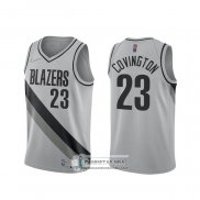 Camiseta Portland Trail Blazers Robert Covington Earned 2020-21 Gris